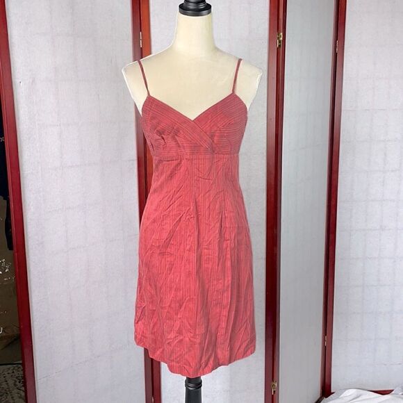 Anthropologie Isabella Bird Multicolored Striped Fitted Dress (Size: 8P) - Picture 4 of 13